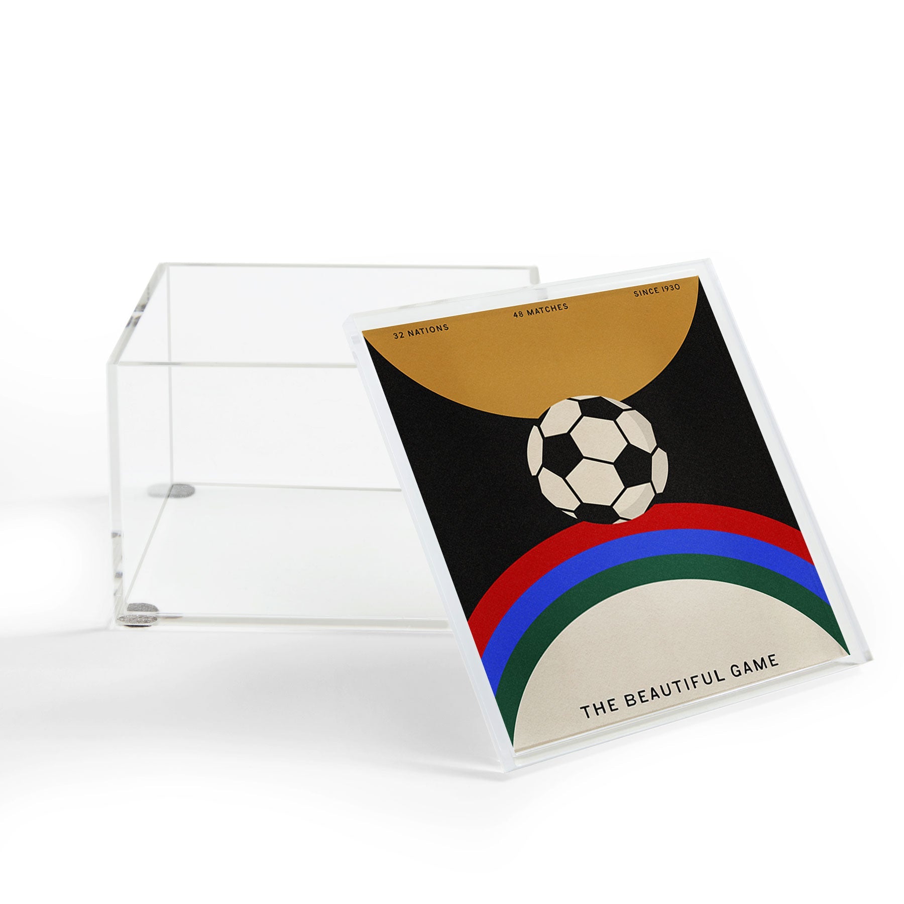 Society6 Design Studio The Beautiful Game Acrylic Box