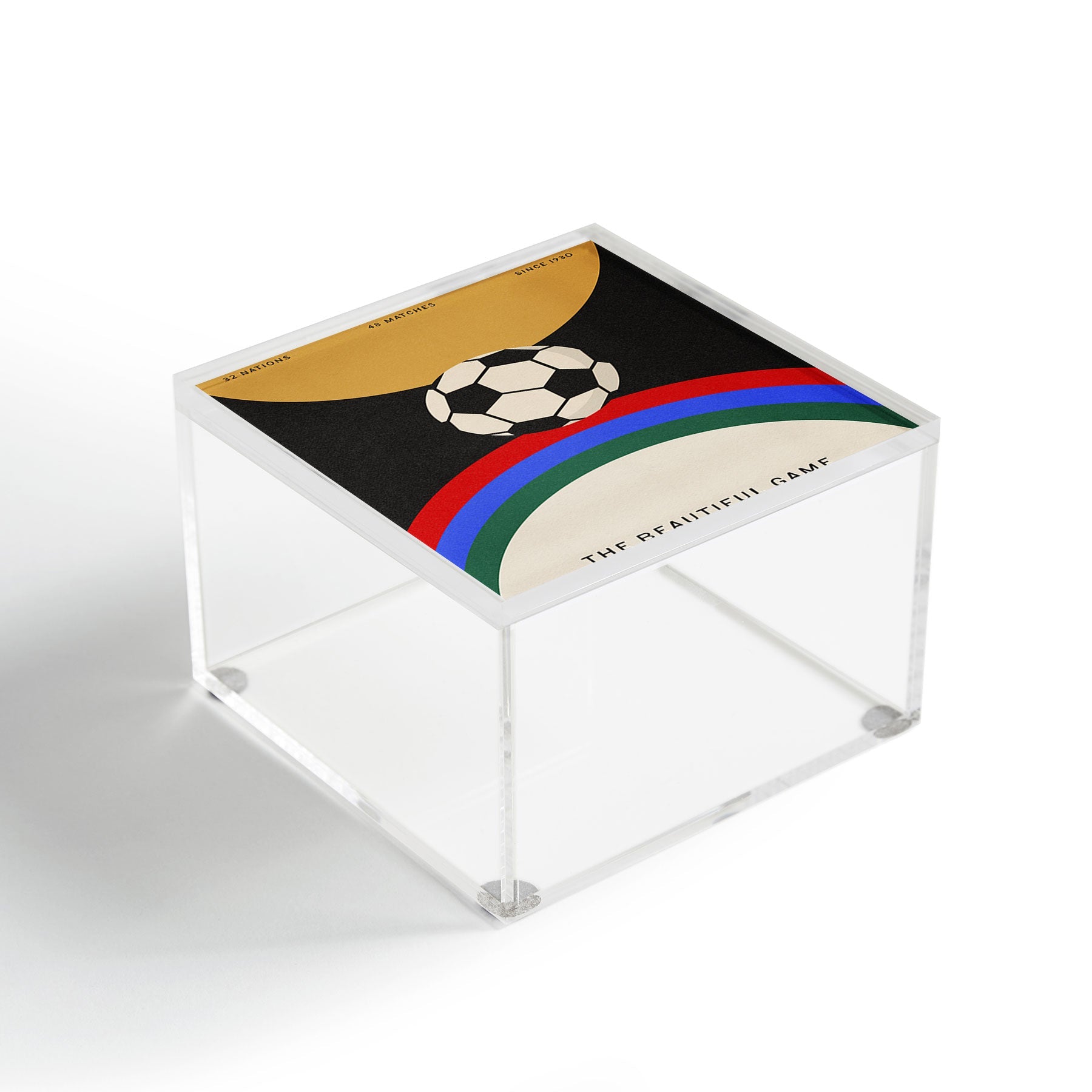 Society6 Design Studio The Beautiful Game Acrylic Box
