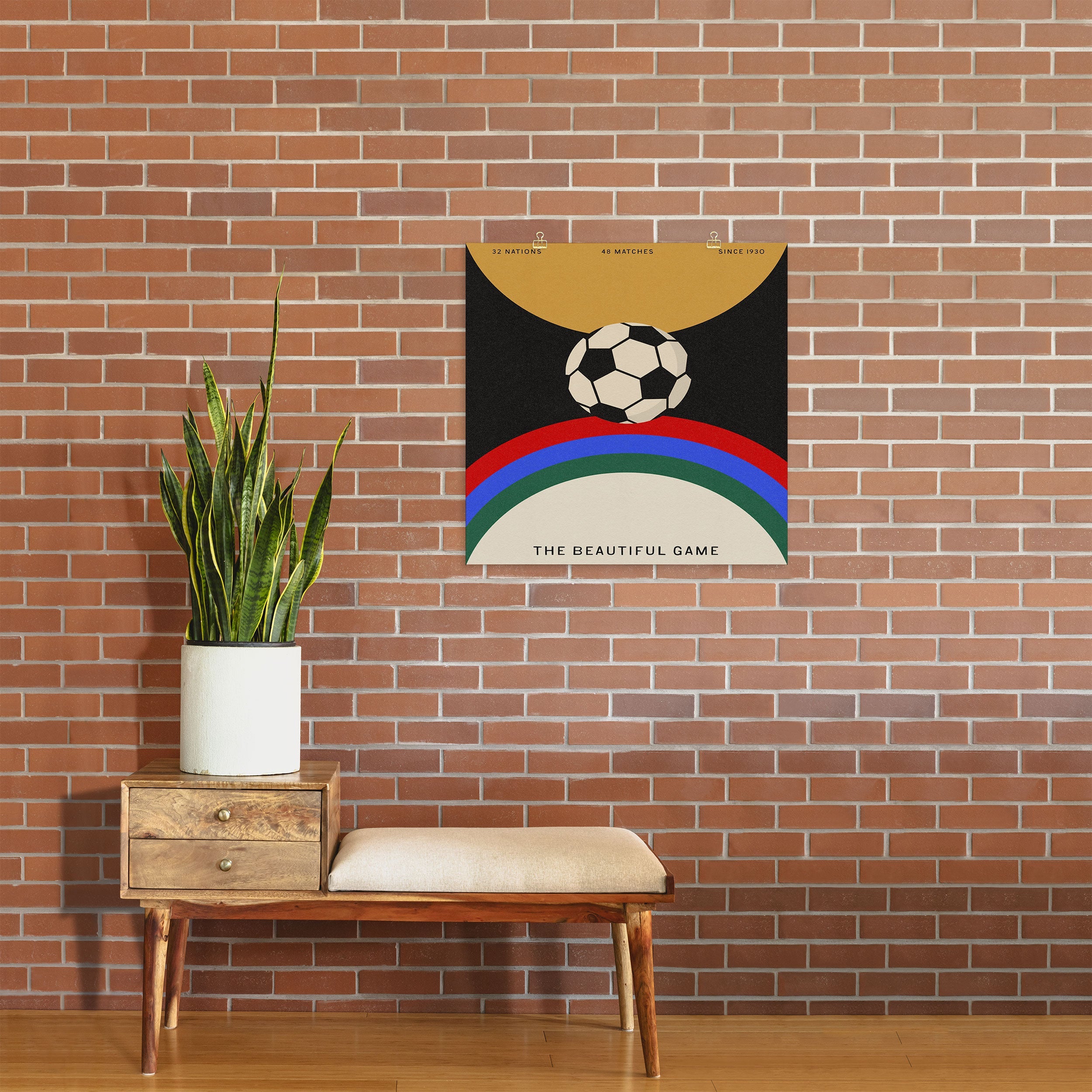 Society6 Design Studio The Beautiful Game Art Print