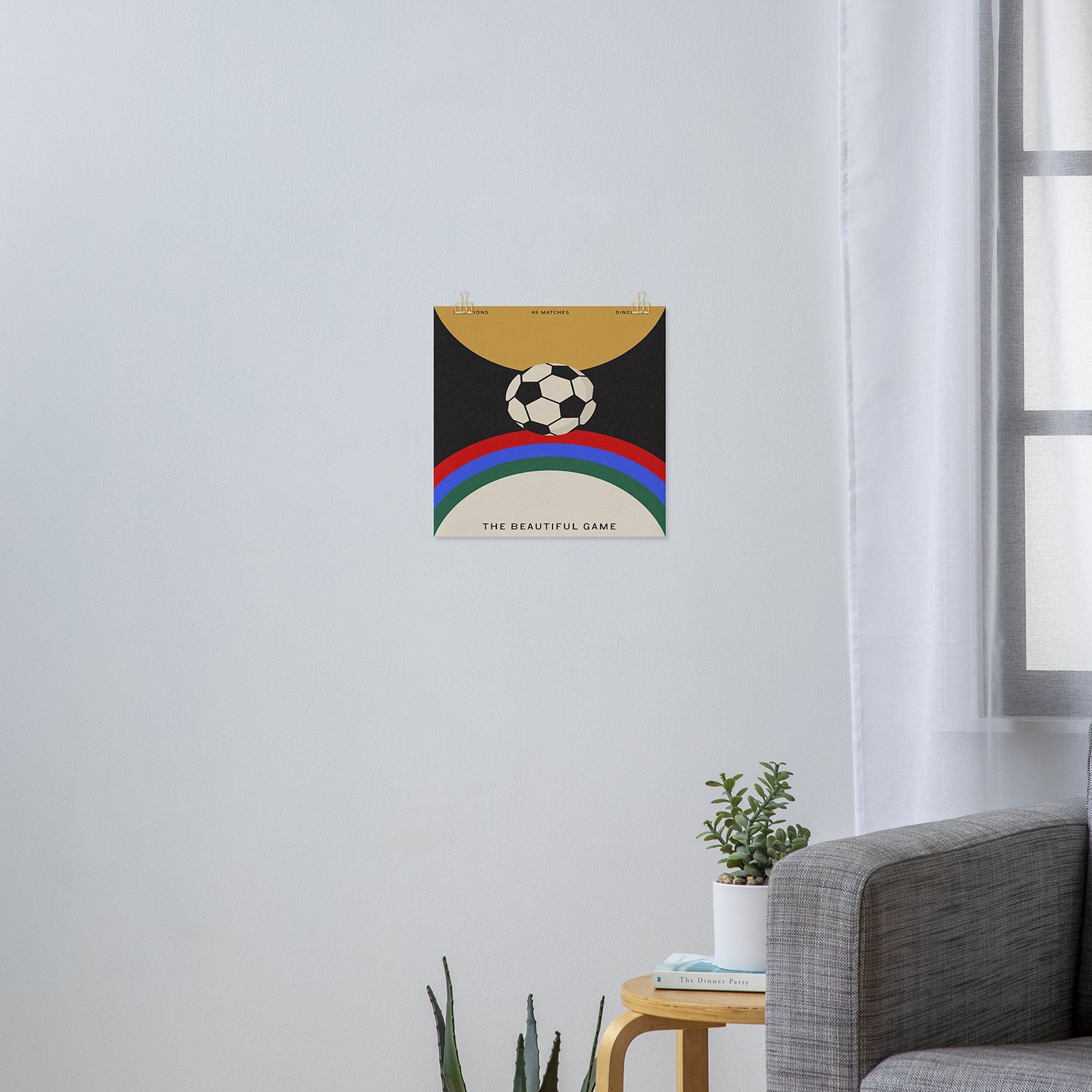 Society6 Design Studio The Beautiful Game Art Print
