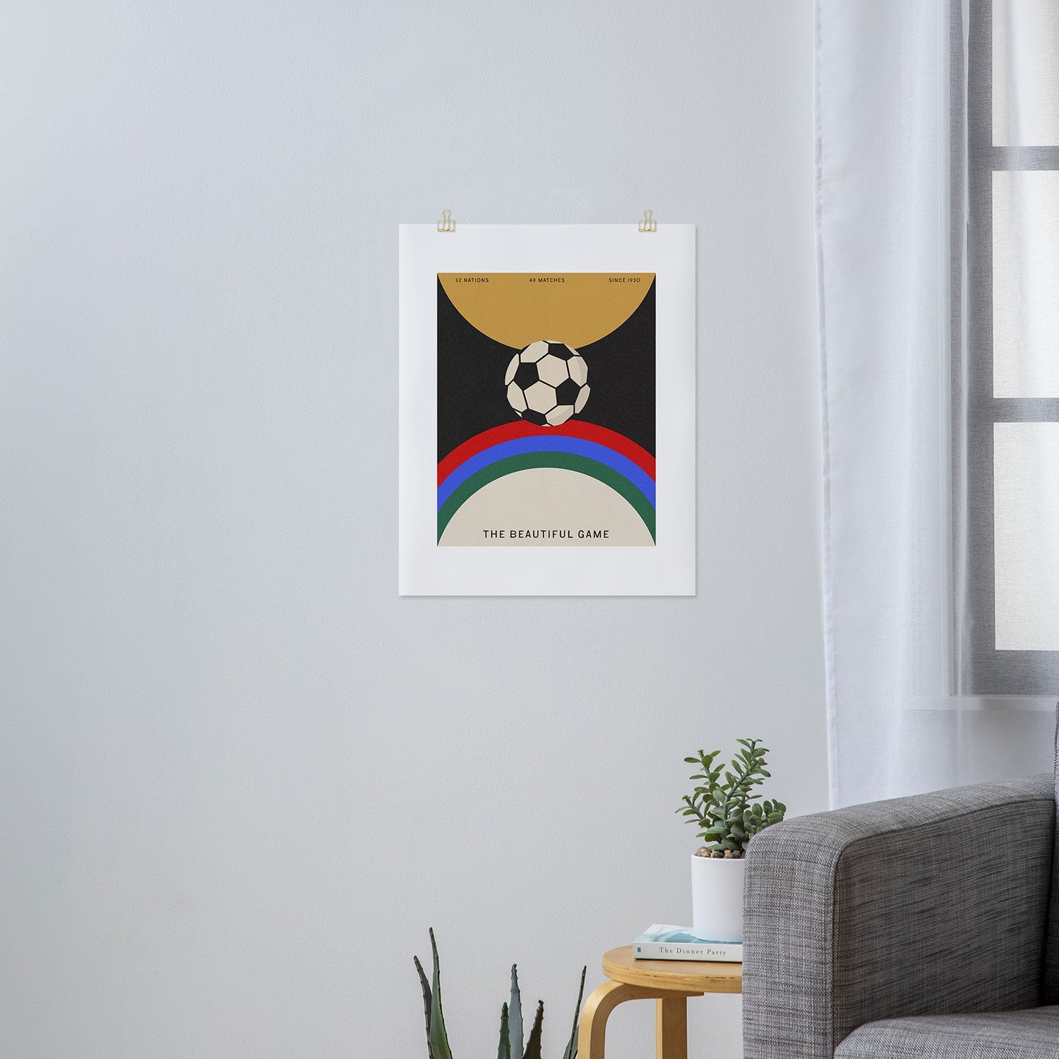 Society6 Design Studio The Beautiful Game Art Print