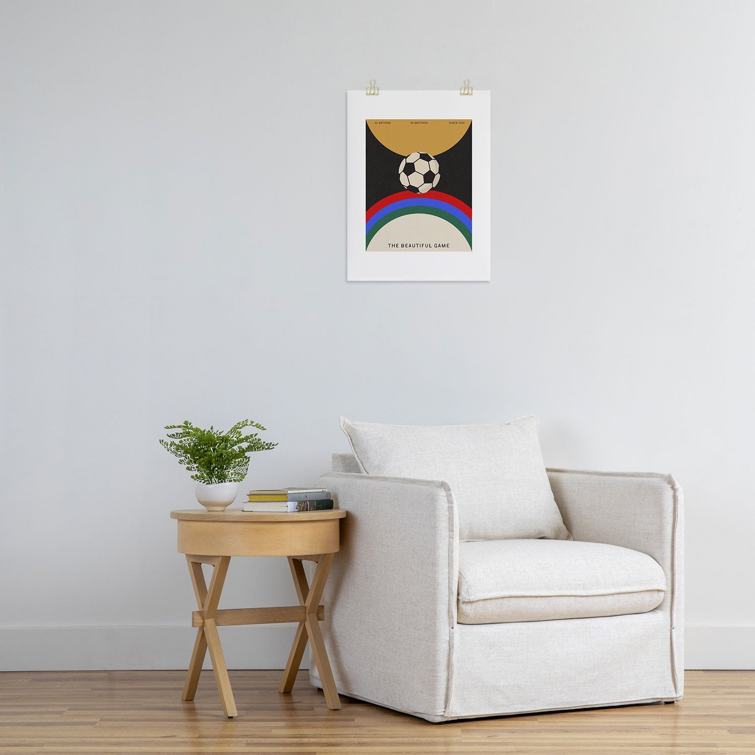 Society6 Design Studio The Beautiful Game Art Print