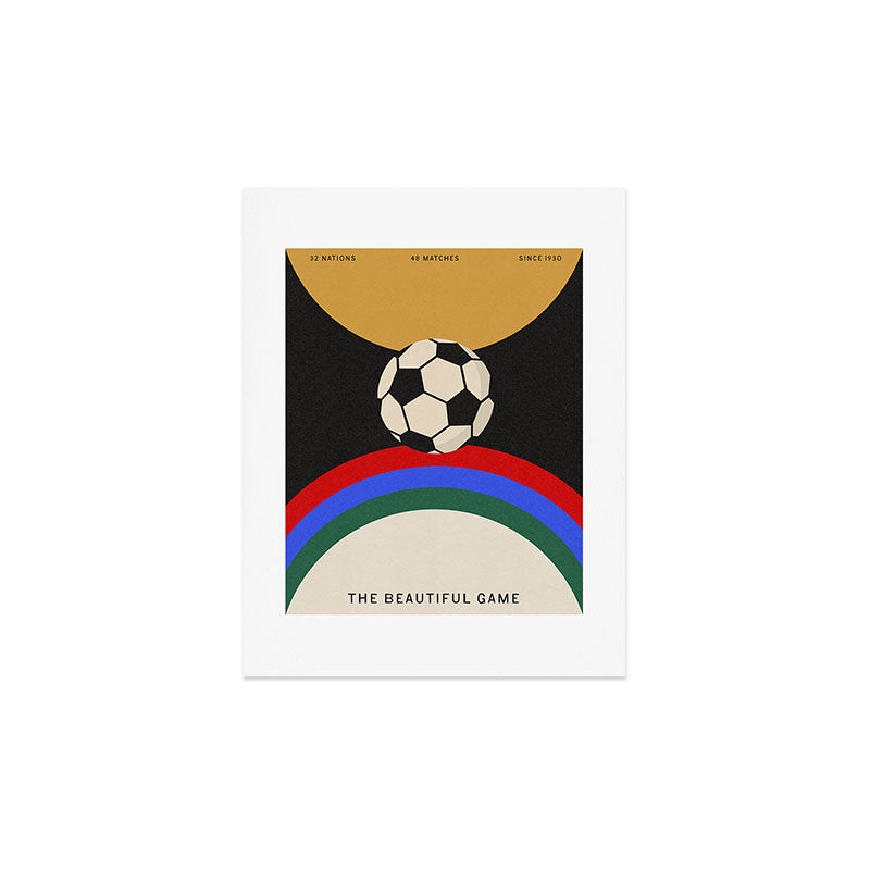 Society6 Design Studio The Beautiful Game Art Print