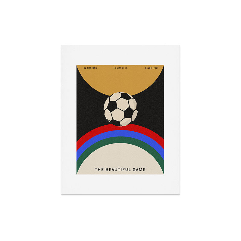 Society6 Design Studio The Beautiful Game Art Print
