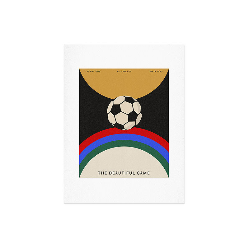 Society6 Design Studio The Beautiful Game Art Print