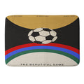 Society6 Design Studio The Beautiful Game Memory Foam Bath Mat