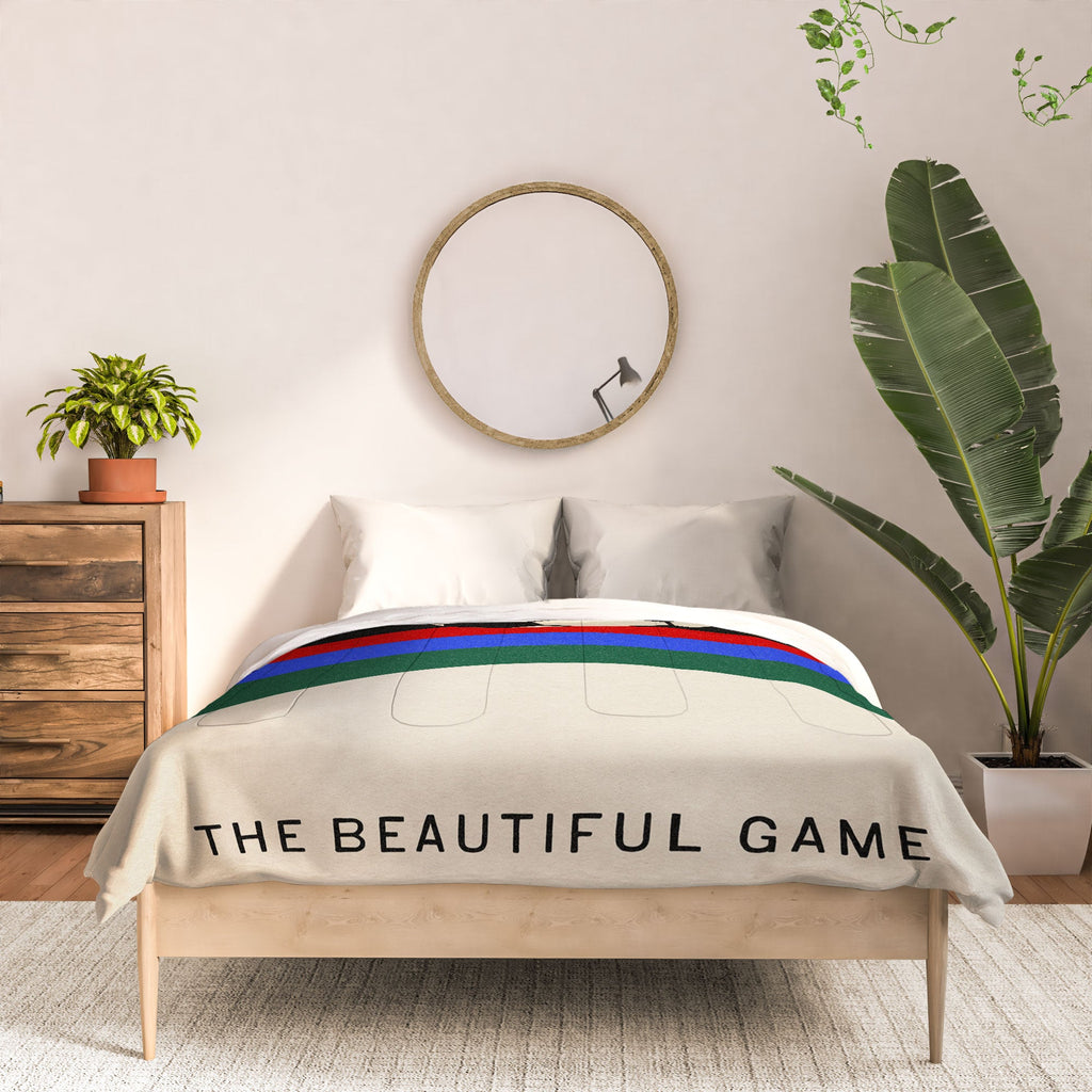 Society6 Design Studio The Beautiful Game Comforter