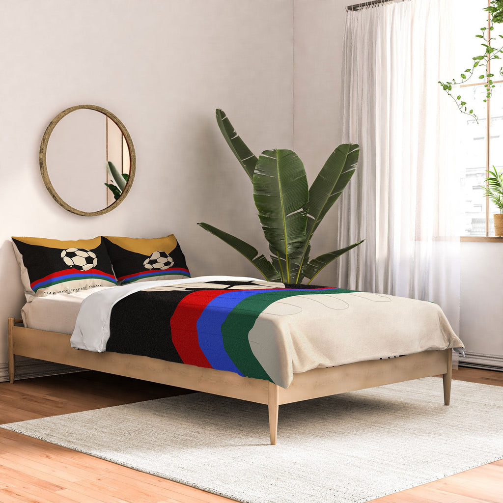 Society6 Design Studio The Beautiful Game Comforter
