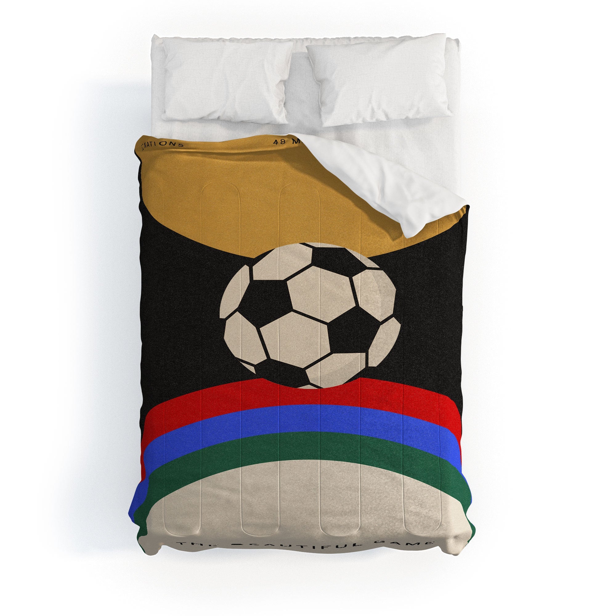 Society6 Design Studio The Beautiful Game Comforter