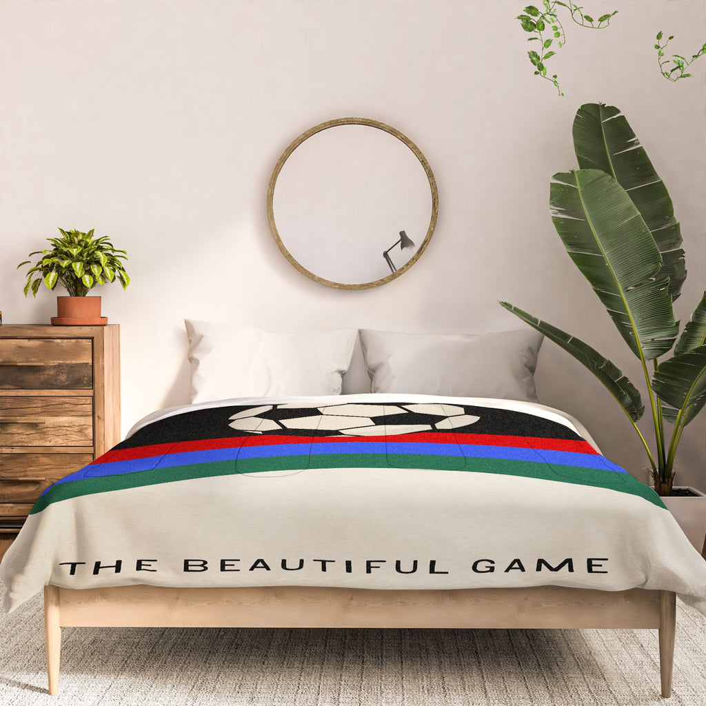 Society6 Design Studio The Beautiful Game Comforter