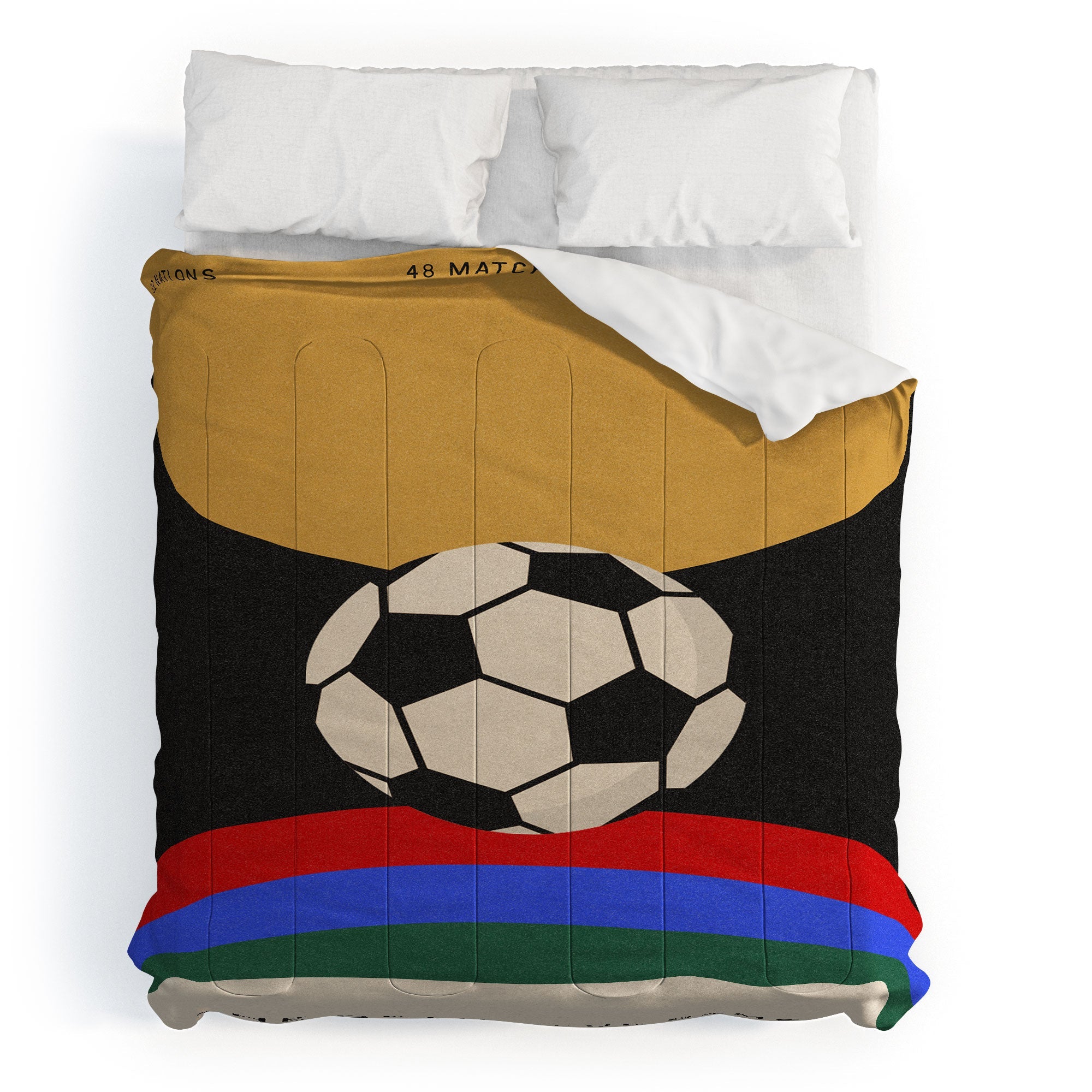 Society6 Design Studio The Beautiful Game Comforter