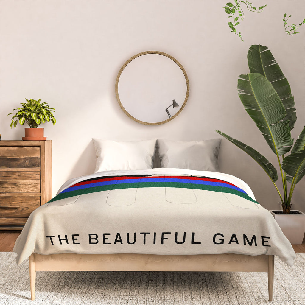 Society6 Design Studio The Beautiful Game Comforter