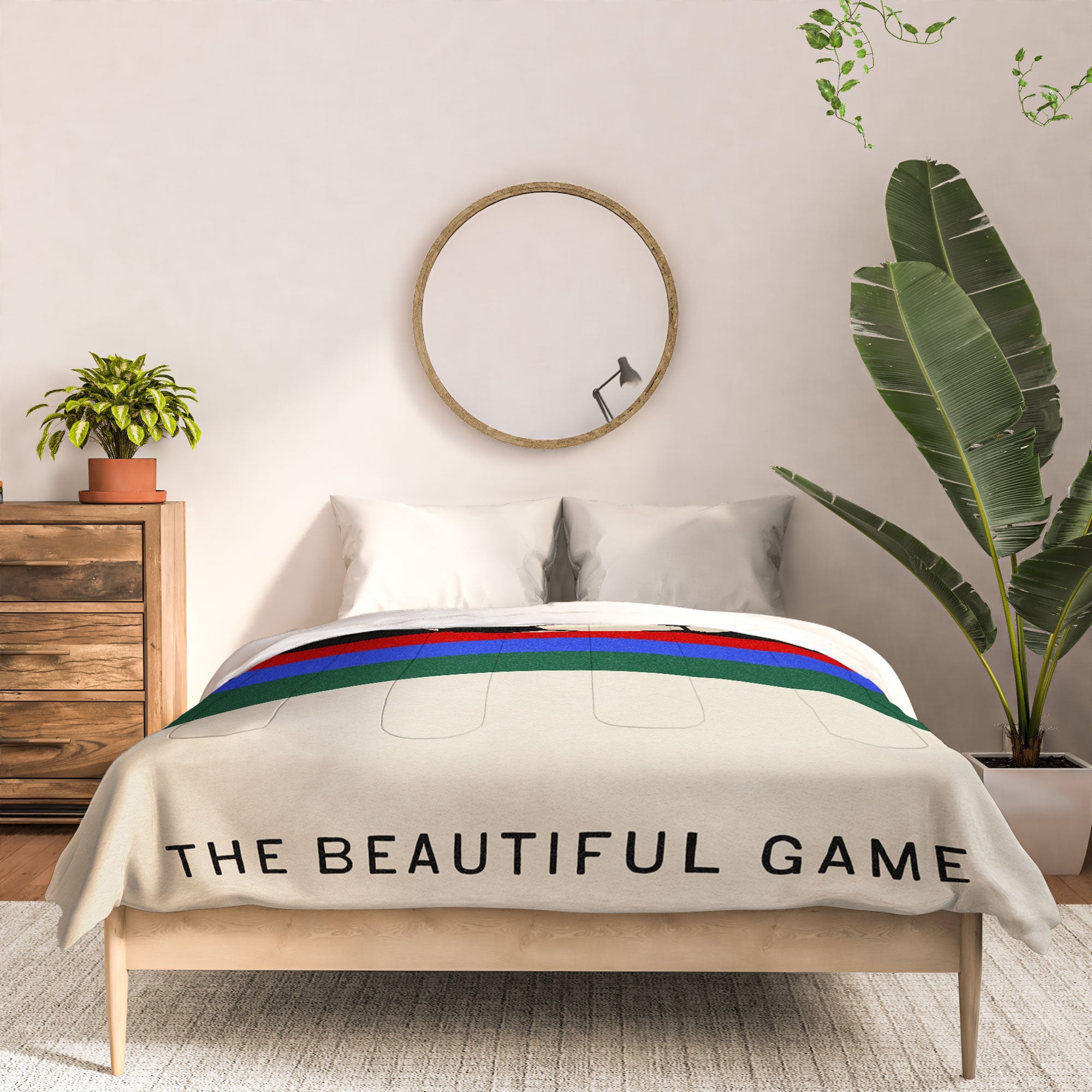 Society6 Design Studio The Beautiful Game Comforter