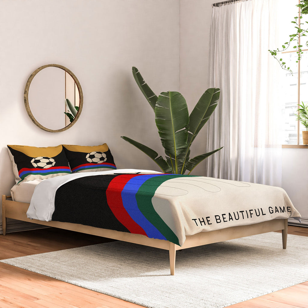 Society6 Design Studio The Beautiful Game Comforter