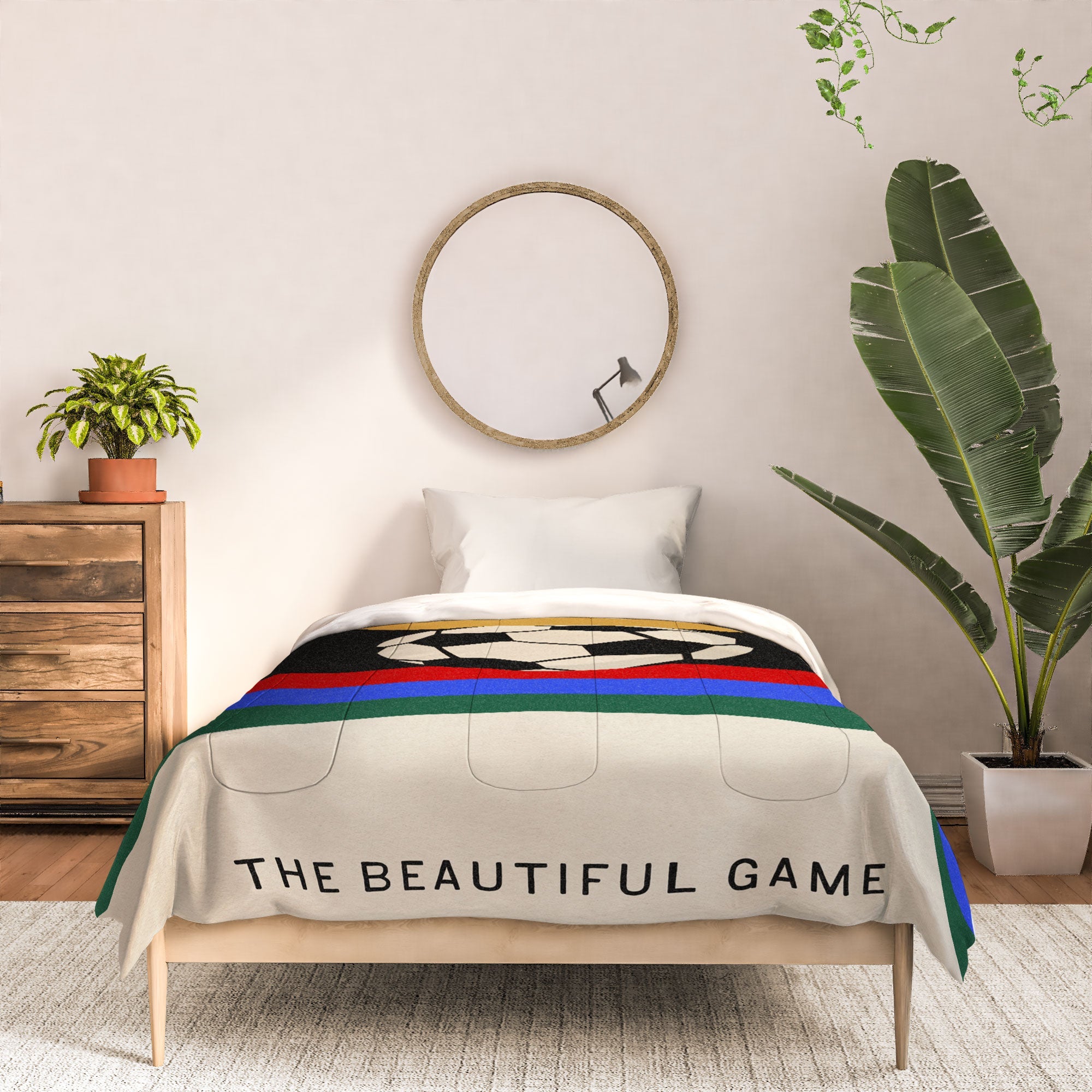 Society6 Design Studio The Beautiful Game Comforter