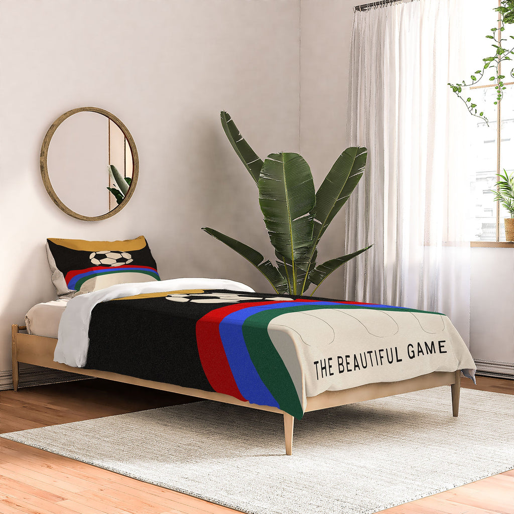 Society6 Design Studio The Beautiful Game Comforter