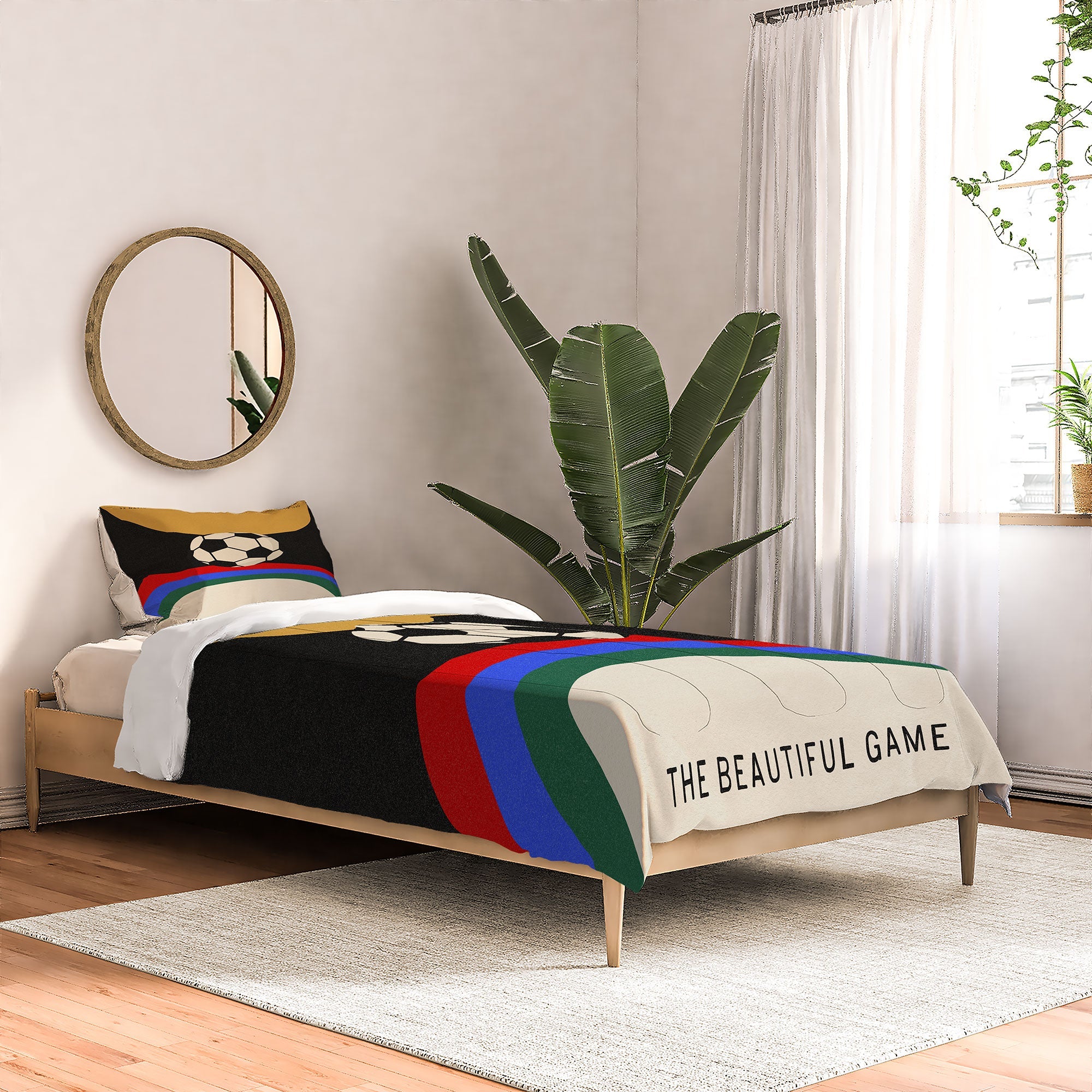 Society6 Design Studio The Beautiful Game Comforter