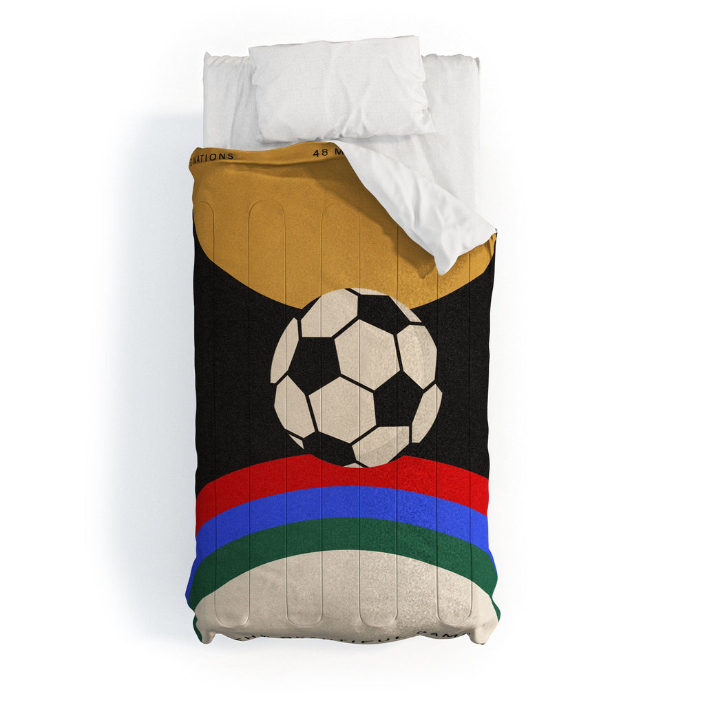 Society6 Design Studio The Beautiful Game Comforter