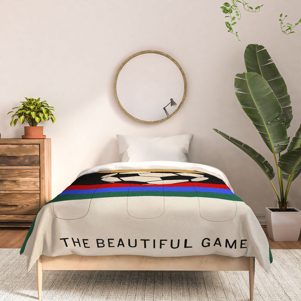 Society6 Design Studio The Beautiful Game Comforter