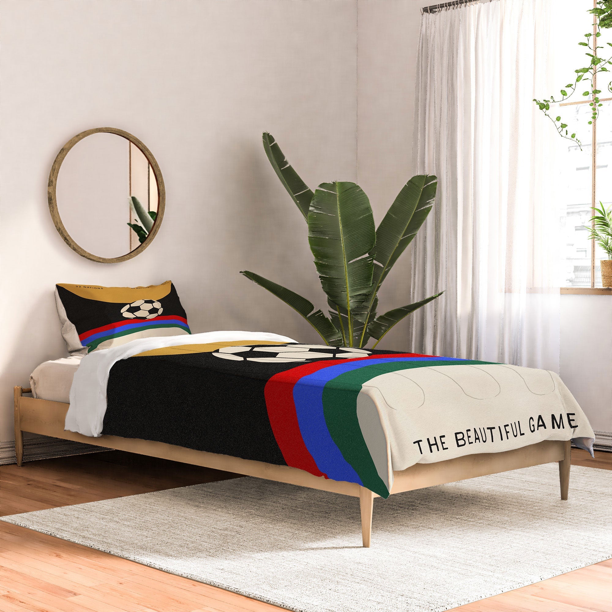 Society6 Design Studio The Beautiful Game Comforter