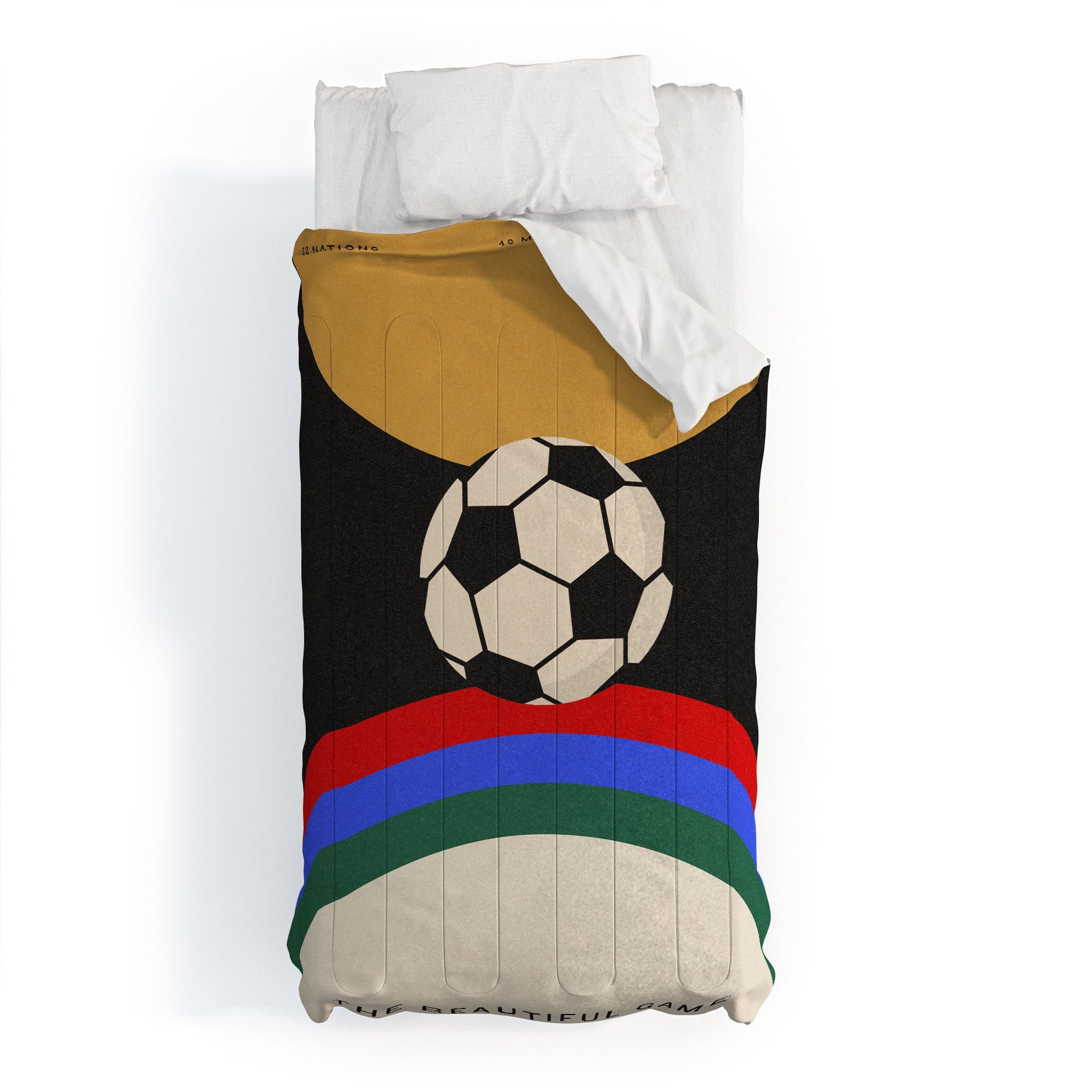 Society6 Design Studio The Beautiful Game Comforter