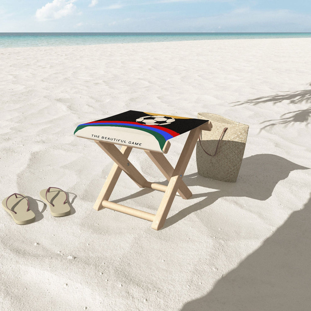 Society6 Design Studio The Beautiful Game Folding Stool