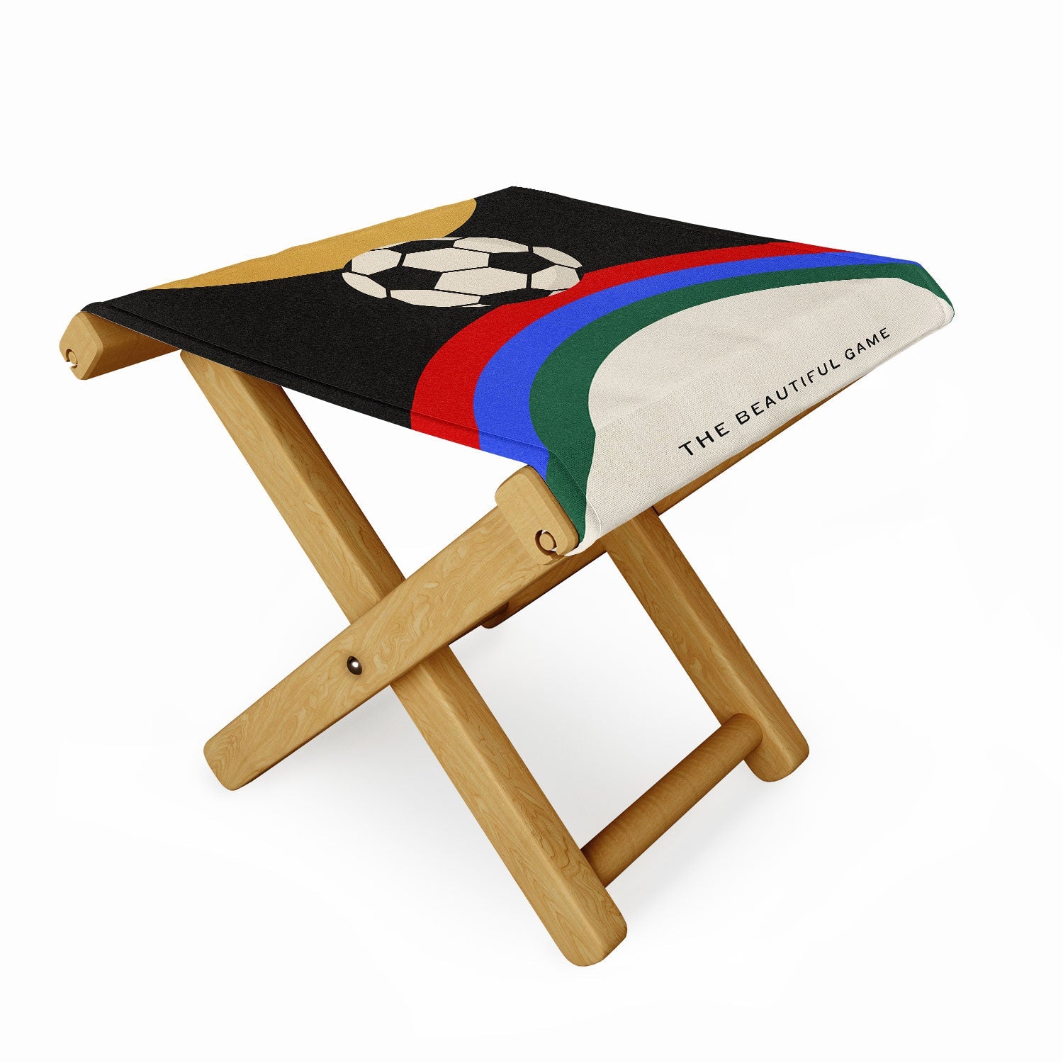 Society6 Design Studio The Beautiful Game Folding Stool