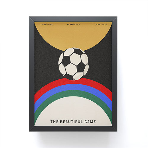 Society6 Design Studio The Beautiful Game Framed Mini Art Print