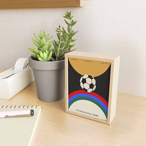 Society6 Design Studio The Beautiful Game Framed Mini Art Print