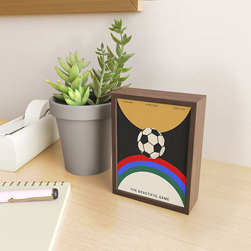Society6 Design Studio The Beautiful Game Framed Mini Art Print