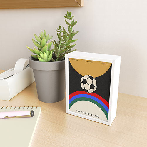 Society6 Design Studio The Beautiful Game Framed Mini Art Print