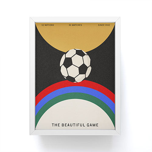 Society6 Design Studio The Beautiful Game Framed Mini Art Print