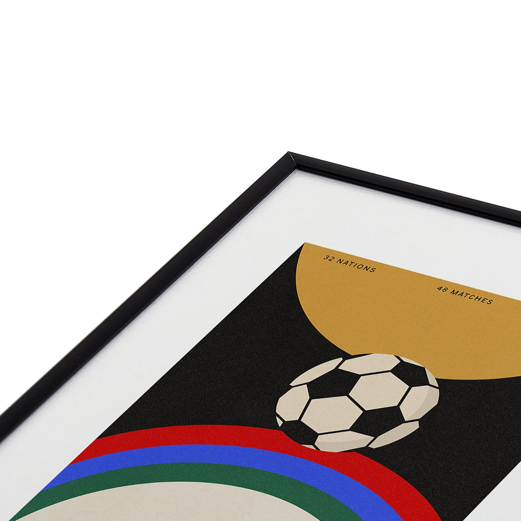 Society6 Design Studio The Beautiful Game Metal Framed Art Print