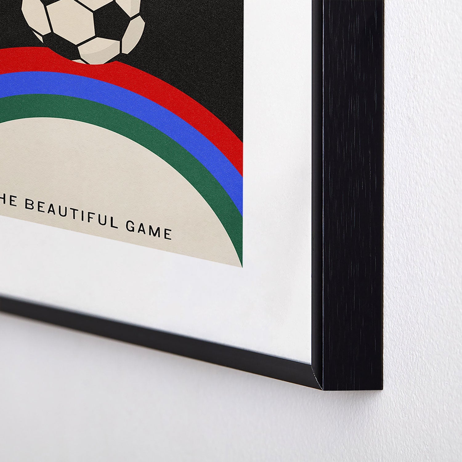 Society6 Design Studio The Beautiful Game Metal Framed Art Print