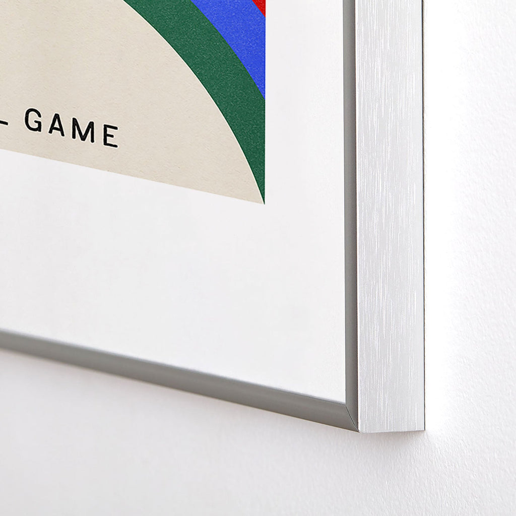 Society6 Design Studio The Beautiful Game Metal Framed Art Print