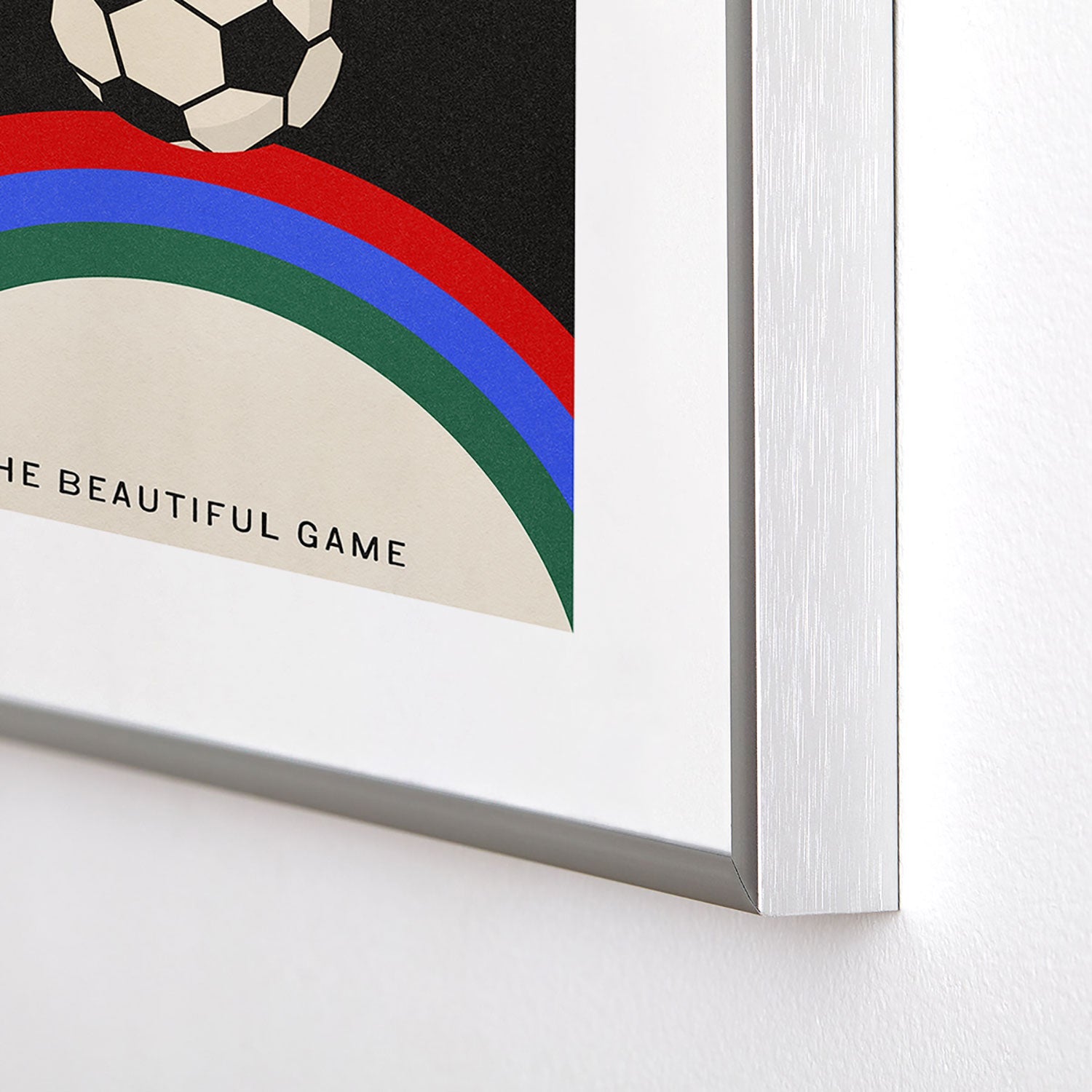 Society6 Design Studio The Beautiful Game Metal Framed Art Print