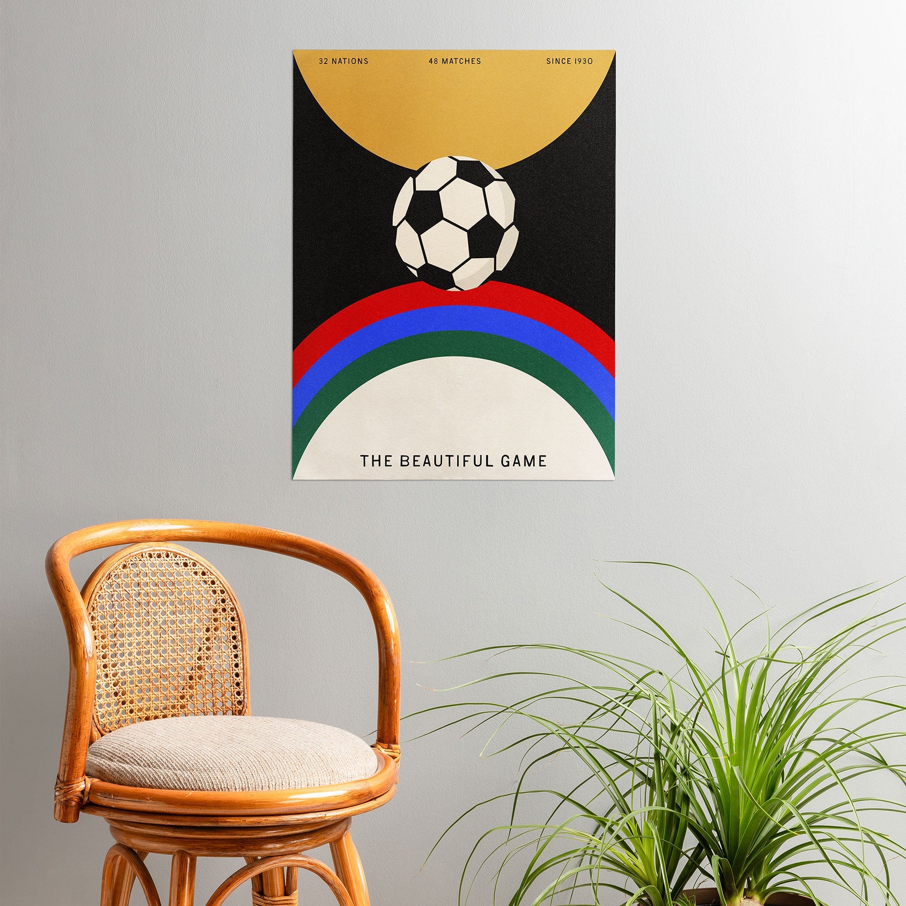 Society6 Design Studio The Beautiful Game Poster
