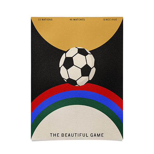 Society6 Design Studio The Beautiful Game Poster