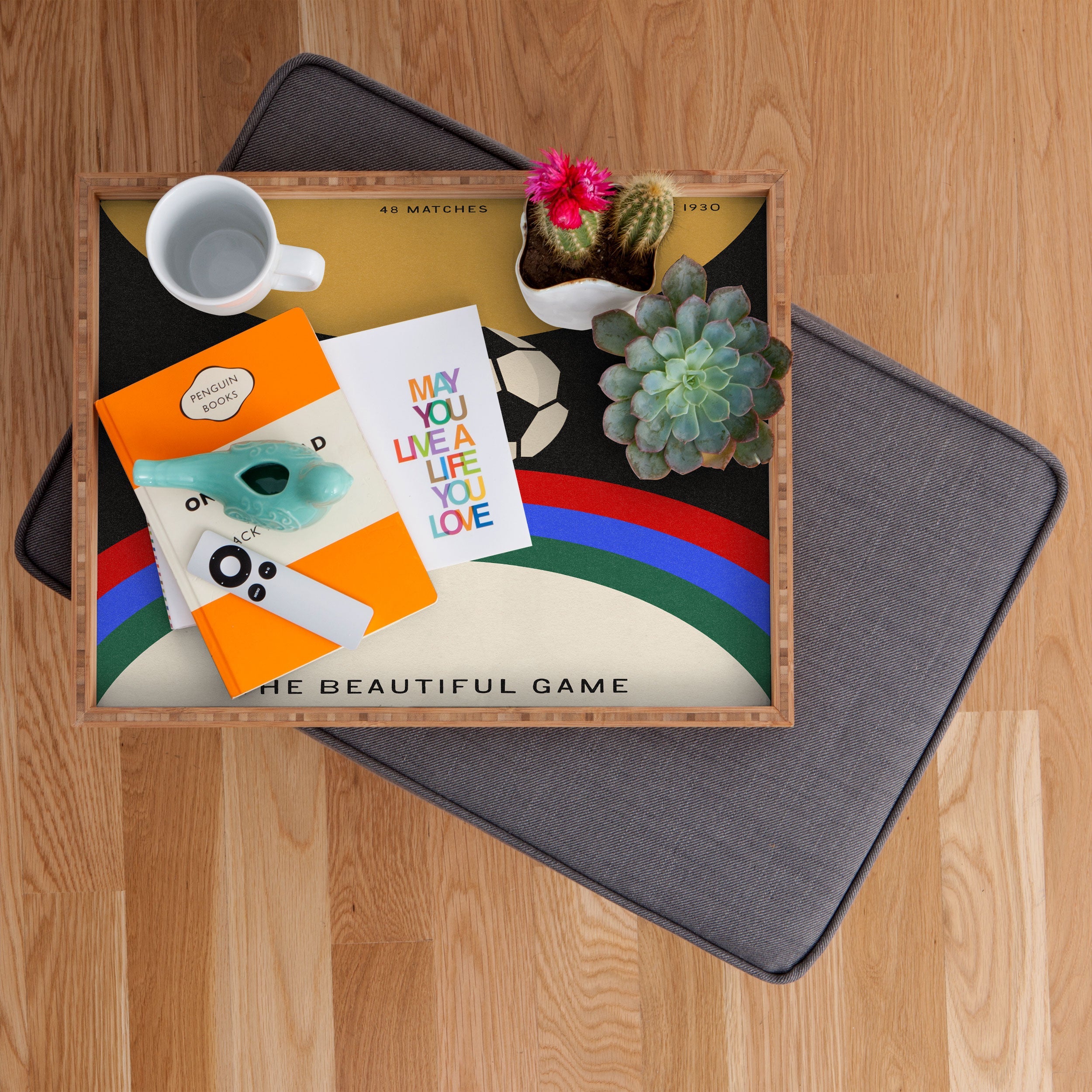 Society6 Design Studio The Beautiful Game Rectangular Tray
