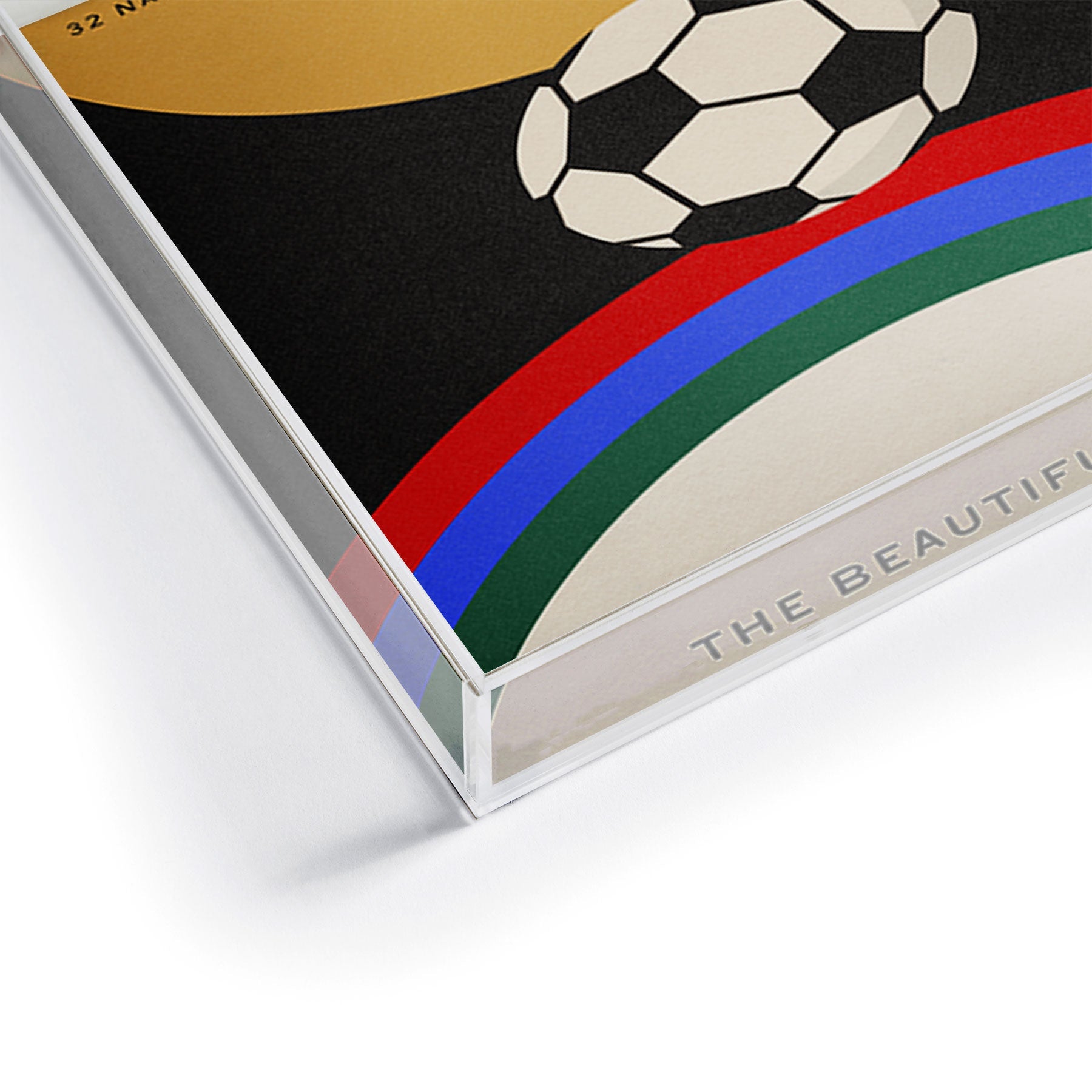 Society6 Design Studio The Beautiful Game Acrylic Tray