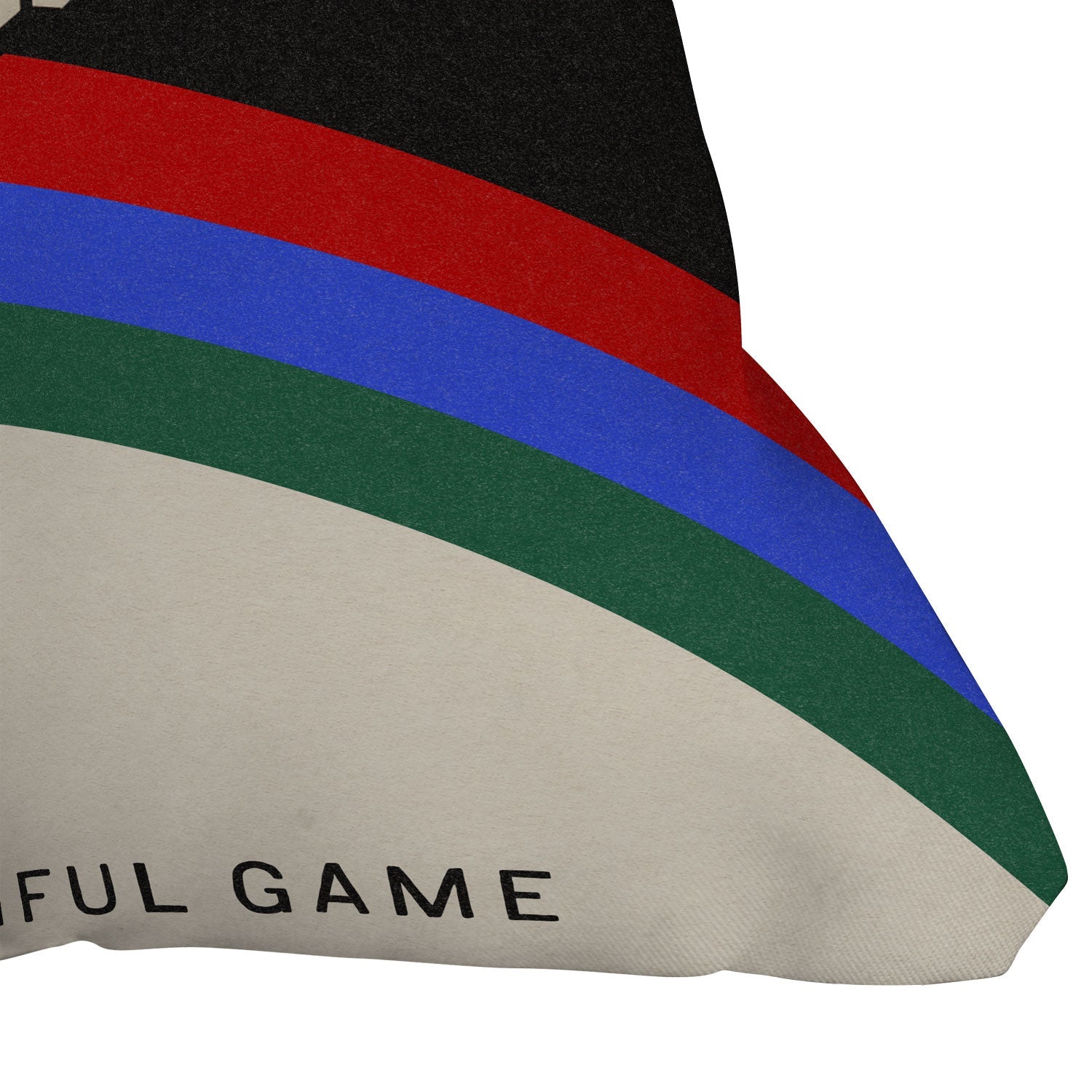 Society6 Design Studio The Beautiful Game Outdoor Throw Pillow