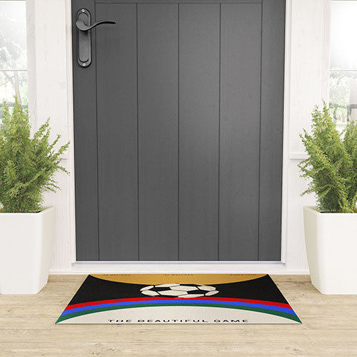 Society6 Design Studio The Beautiful Game Welcome Mat