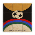 Society6 Design Studio The Beautiful Game Wood Wall Mural