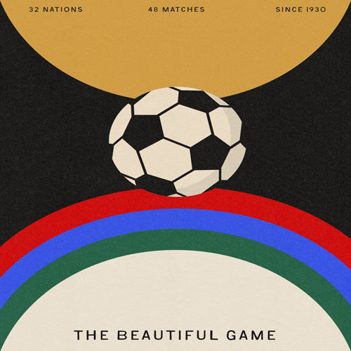 Society6 Design Studio The Beautiful Game Shower Curtain