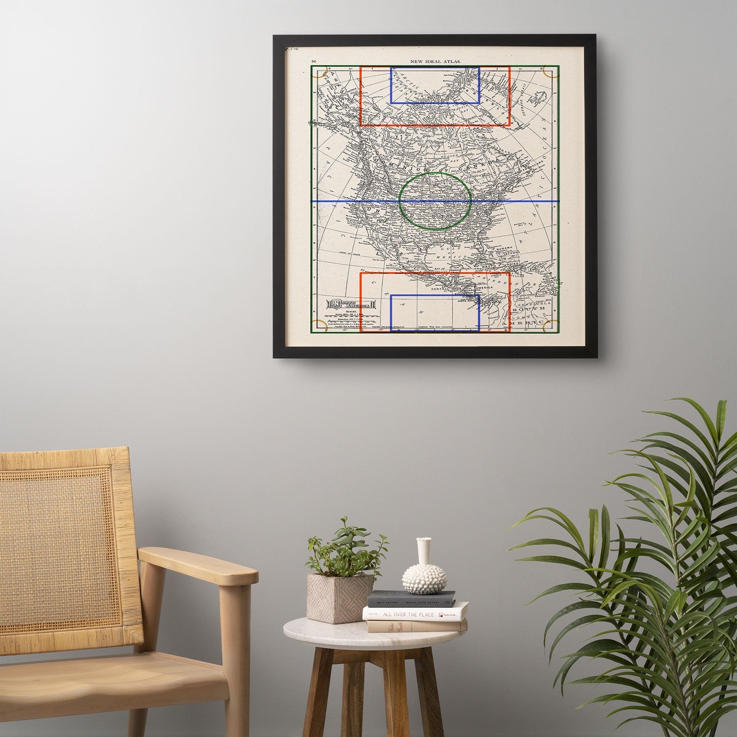 Society6 Design Studio Three Nations One Pitch Framed Wall Art