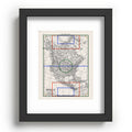 Society6 Design Studio Three Nations One Pitch Recessed Framing Rectangle