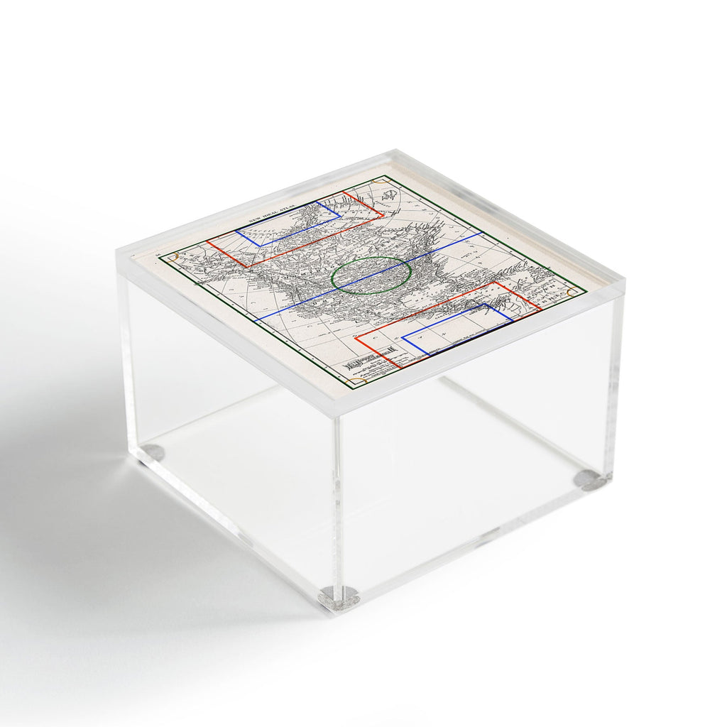 Society6 Design Studio Three Nations One Pitch Acrylic Box