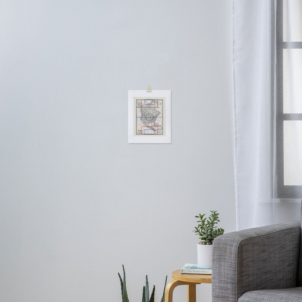 Society6 Design Studio Three Nations One Pitch Art Print