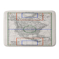 Society6 Design Studio Three Nations One Pitch Memory Foam Bath Mat
