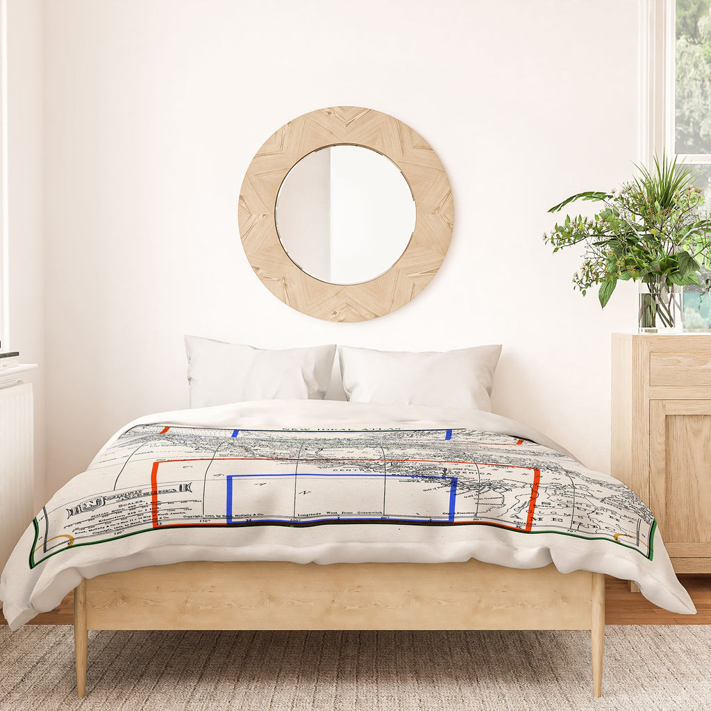 Society6 Design Studio Three Nations One Pitch Duvet Cover